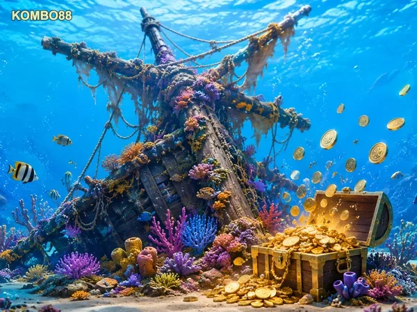 Gambar permainan tembak ikan dengan tema bawah laut