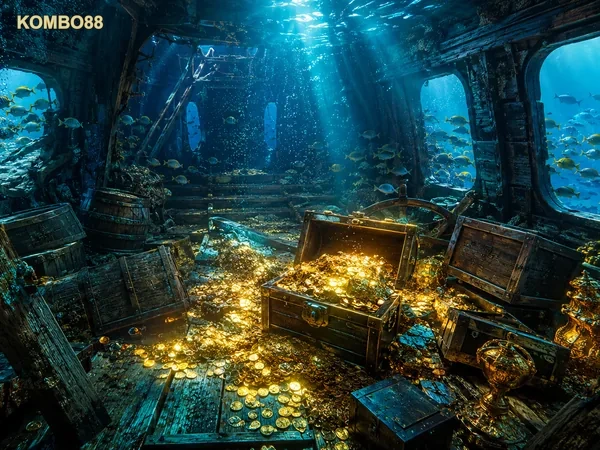 Tampilan permainan tembak ikan dengan berbagai target ikan