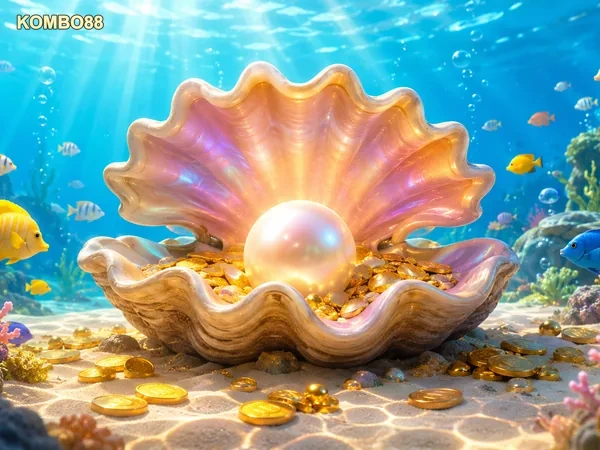 Tampilan permainan Tembak Ikan dengan tema laut